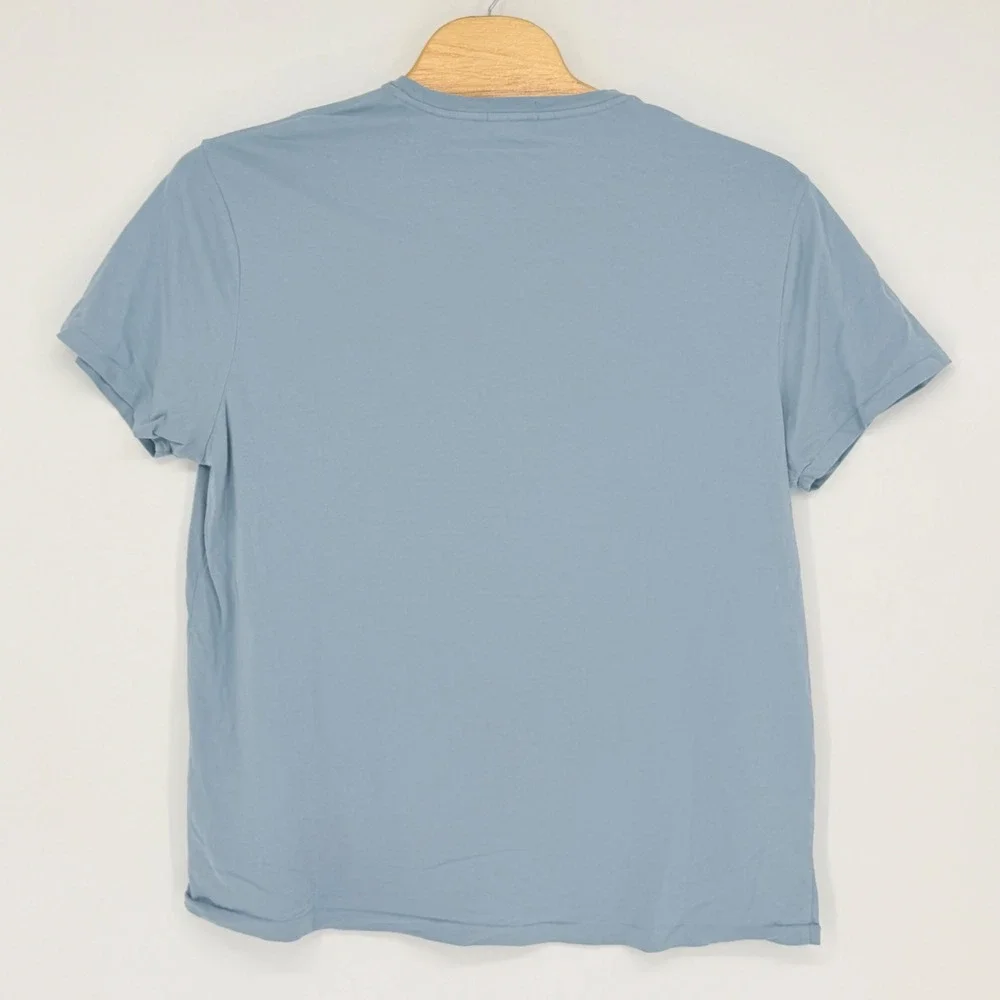 Polo Ralph Lauren T-Shirt Mens XXL Blue Polo Bear Graphic Cotton Classic Fit Tee